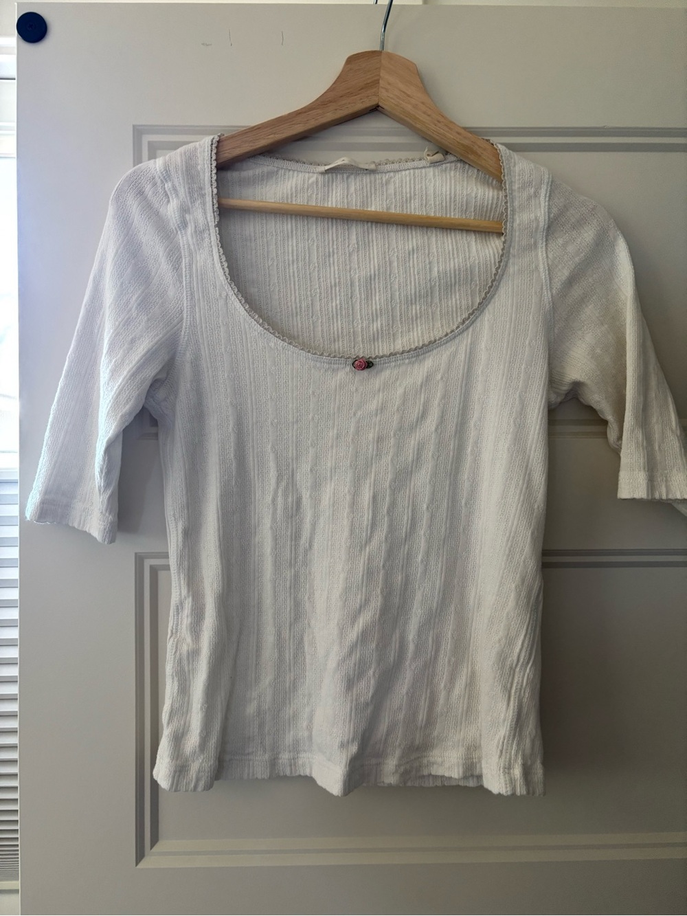 Doen Pointelle tee